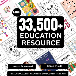 Educational Kids Resources Bundle, Kids Learning Bundle